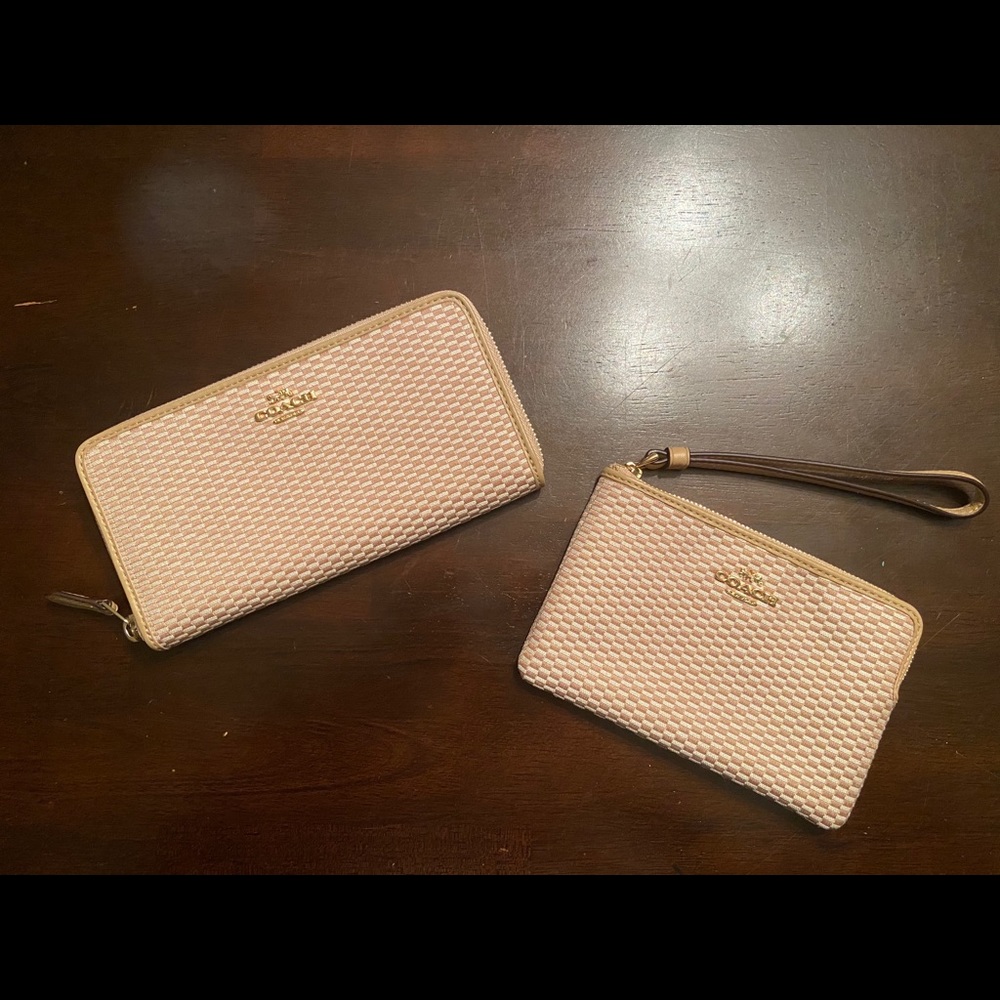 Coach wallet and wristlet